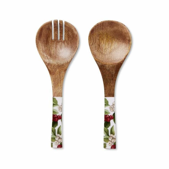 Home Accessories |  Noelle Red Salad Servers Home Accessories Home Accessories