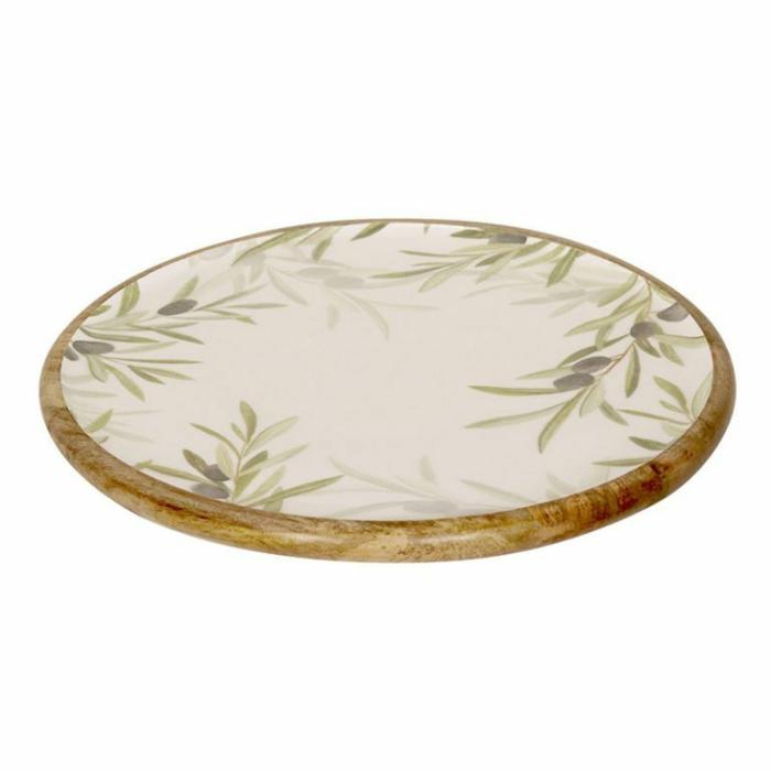 Home Accessories |  Olive Leaf Round Platter Home Accessories Home Accessories