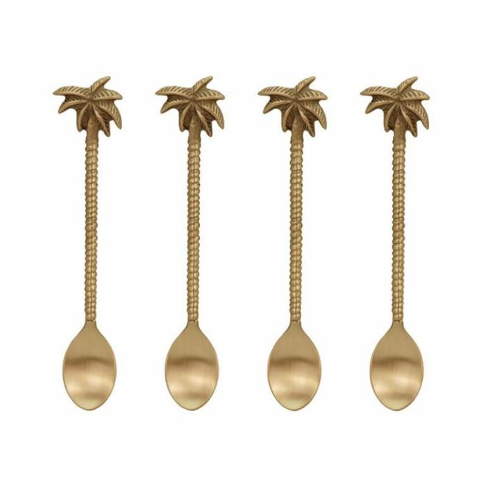 Home Accessories |  Palm Tree Brass Spoon Set Home Accessories Home Accessories