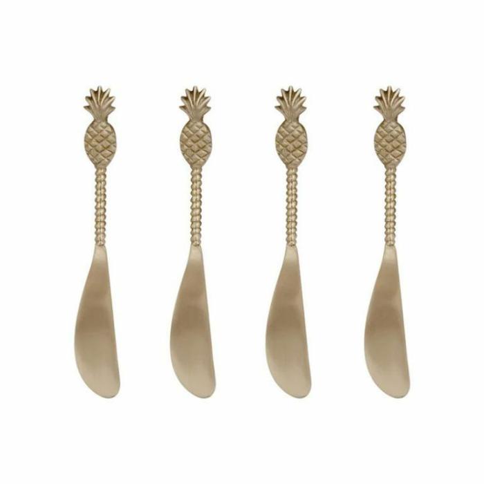 Home Accessories |  Pineapple Brass Spreader Set Home Accessories Home Accessories