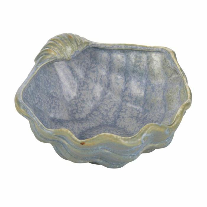 Home Accessories |  Rivage Ceramic Shell Bowl Blue Home Accessories Blue