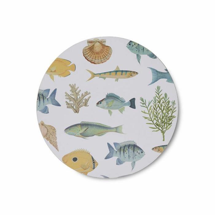 Home Accessories |  Sea Life Round Placemat Set Home Accessories Home Accessories