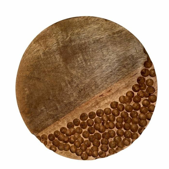 Home Accessories |  Skye Carved Wooden Trivet Home Accessories Home Accessories