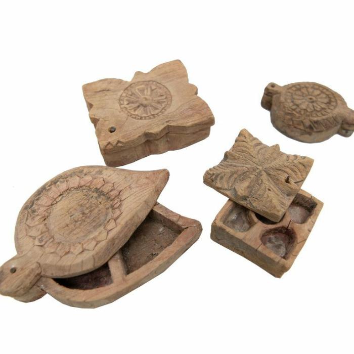 Home Accessories |  Tikka Wooden Box Assorted Home Accessories Home Accessories