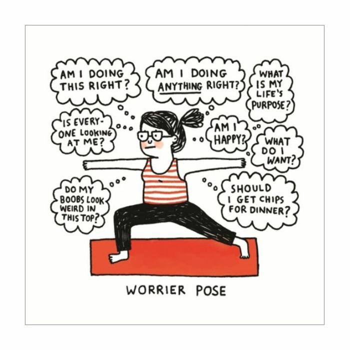 Home Accessories |  Worrier Pose Card Home Accessories Home Accessories