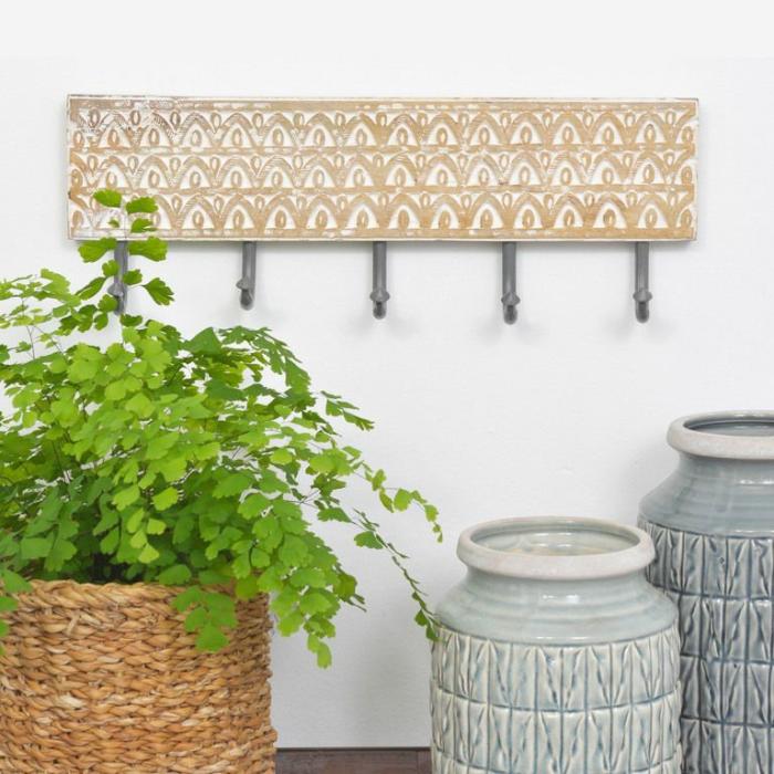 Home Accessories |  Zoey 5 Hook Wall Hanger Home Accessories Home Accessories