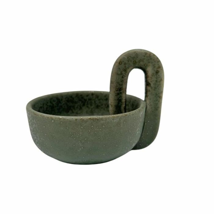 Lanterns & Candle Holders |  Canyon Tealight Holder Moss Homewares Dark Green