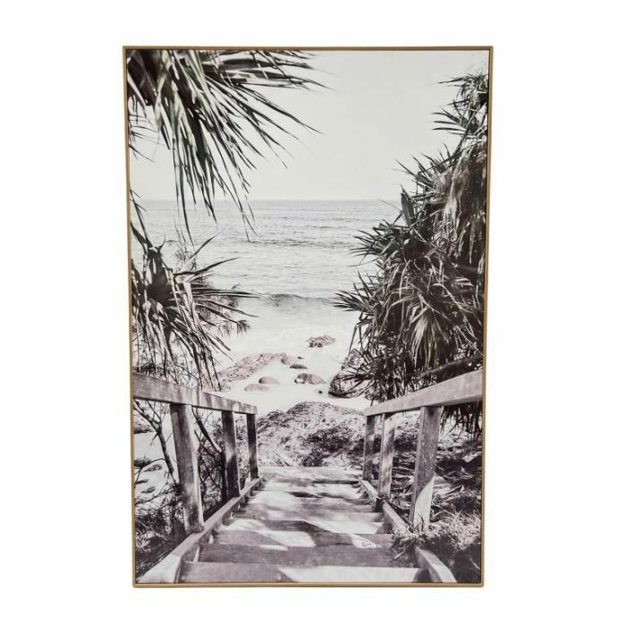 Wall Decor |  Coastal Stairs Canvas Homewares Wall Decor