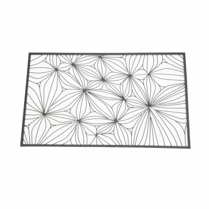 Wall Decor |  Daisy Metal Wall Art Homewares Black