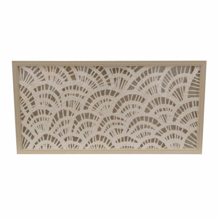 Wall Decor |  Fan Palm Rectangular Paper Wall Art Homewares Wall Decor