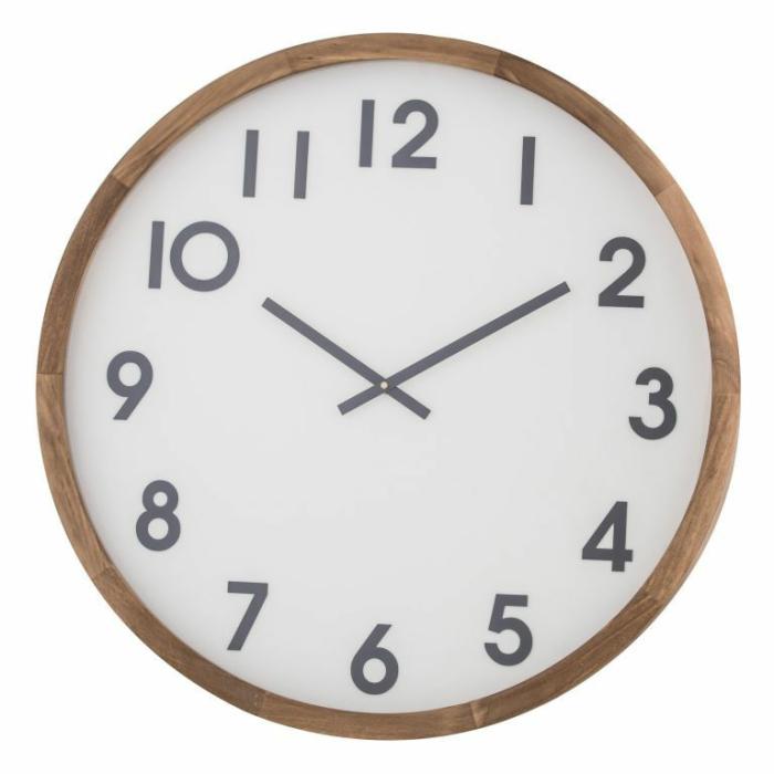 Wall Decor |  Leonard Wall Clock Black & White Home Accessories Black