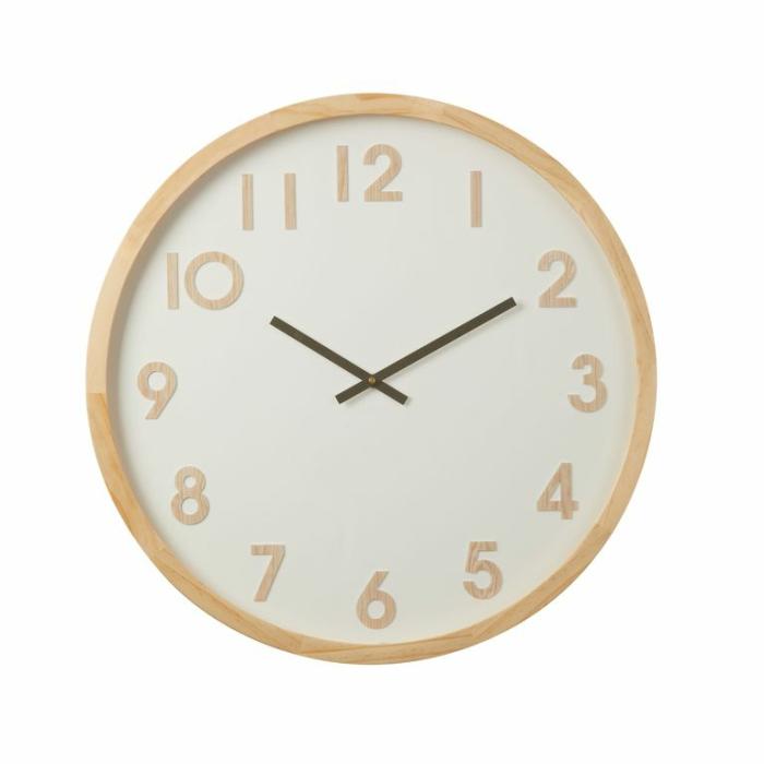 Wall Decor |  Leonard Wall Clock Natural Homewares Wall Decor