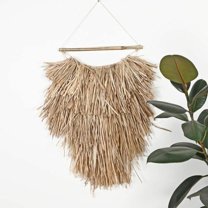 Wall Decor |  Nalani Raffia Wall Art Homewares Natural