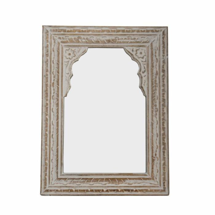 Wall Decor |  Pia Carved Mirror Homewares Wall Decor